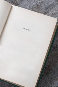 first page of a book example