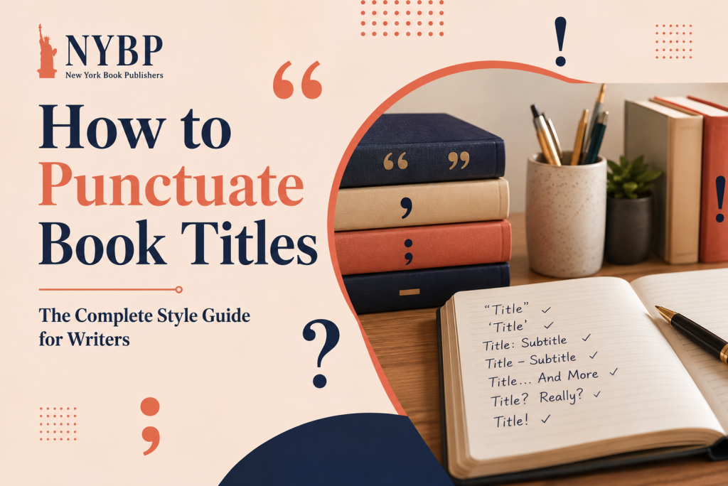 how to punctuate book titles